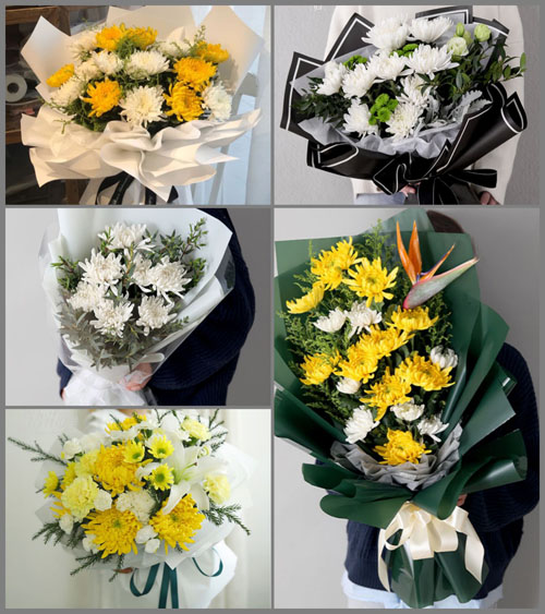 贵州六盘水盘县淤泥彝族乡中合村白事花束代送